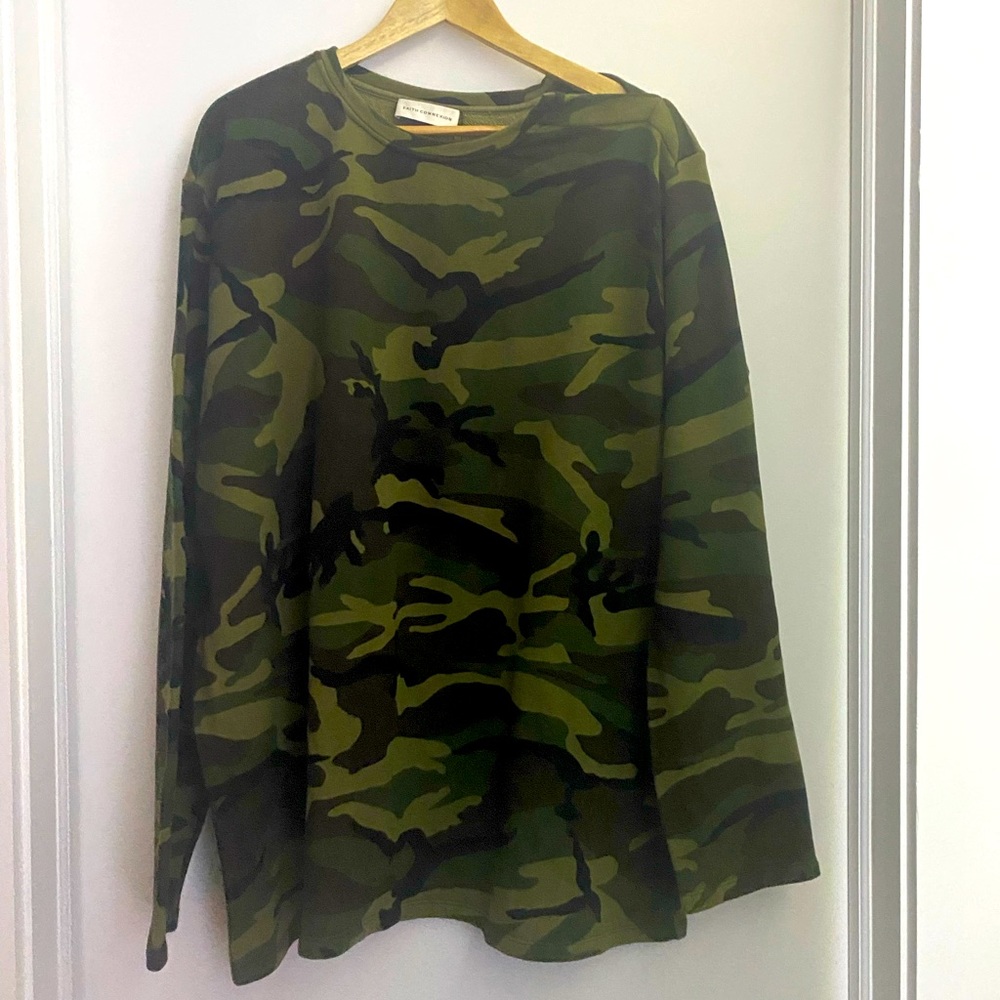 FAITH CONNEXION - oversized camouflage sweatshirt (S)